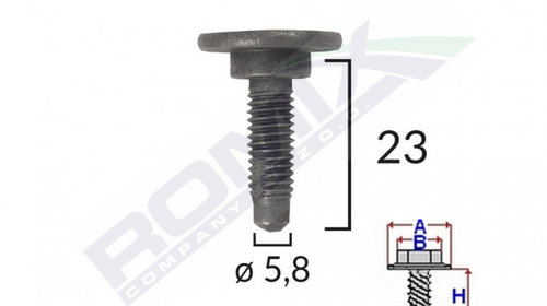 Surub Fixare Alfa Romeo/fiat/citroen 5.8x23mm