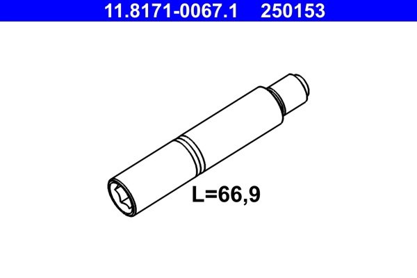 Surub ghidare, etrier frana ATE AUDI A8 D3 (4E2, 4