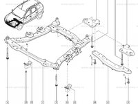 Surub punte fata Renault Duster