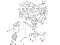 Surub termoflot Audi A4 B7 (8E)Berlina 2007 1.9 TDI OEM 038117061B