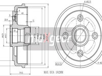 Tambur frana 19-1041 MAXGEAR pentru Daewoo Matiz Chevrolet Matiz Chevrolet Spark