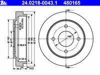 Tambur frana 24 0218-0043 1 ATE pentru Nissan March Nissan Micra