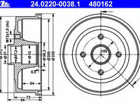 Tambur frana 24 0220-0038 1 ATE pentru Opel Corsa Opel Vita Opel Tigra