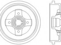 Tambur frana 94006700 TEXTAR pentru Audi 50 Audi 80 Audi Fox Audi Coupe Audi 100 Audi 90 Vw Golf Vw Carat Vw Corsar Vw Passat Vw Quantum Vw Santana Vw Jetta Vw Vento