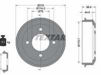 Tambur frana 94030300 TEXTAR pentru Hyundai Accent Hyundai Excel Hyundai Pony Hyundai Verna