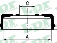 Tambur frana AUDI A2 8Z0 LPR 7D0594R