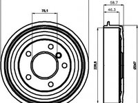 Tambur frana BMW 3 cupe E36 TEXTAR 94012500