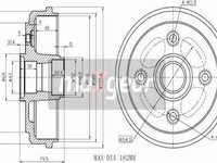 Tambur frana CHEVROLET MATIZ II (M200, M250) Hatchback, 03.2005 - Maxgear 19-1041