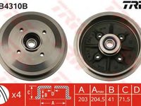 Tambur frana CITROEN C3 Pluriel HB TRW DB4310B