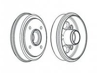 Tambur frana DAEWOO MATIZ KLYA FERODO FDR329246