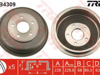 Tambur frana DB4309 TRW pentru Ford Tourneo Ford Transit