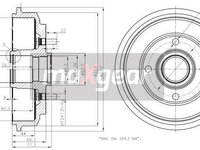 Tambur frana FORD Fiesta Mk5 Hatchback (JH1, JD1, JH3, JD3) ( 11.2001 - 03.2010) OE 1151001