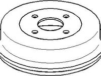 Tambur frana FORD MONDEO (GBP), FORD MONDEO combi (BNP), FORD MONDEO Mk II (BAP) - TOPRAN 300 066