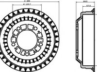 Tambur frana LADA NIVA (2121), LADA NADESCHDA (2120), LADA NIVA II (2123) - HELLA PAGID 8DT 355 301-991