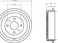 Tambur frana LANCIA MUSA 350 TEXTAR 94019900