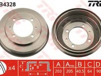 Tambur frana MITSUBISHI CARISMA limuzina DA TRW DB4328