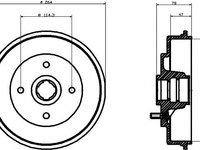 Tambur frana NISSAN LIBERTY (M11) - TEXTAR 94016600