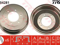 Tambur frana NISSAN TERRANO II (R20) (1992 - 2007) TRW DB4281