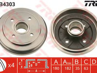 Tambur frana OPEL AGILA (A) (H00) (2000 - 2007) TRW DB4303