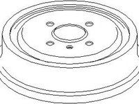 Tambur frana OPEL ASTRA F (56_, 57_), OPEL VECTRA B hatchback (38_), OPEL VECTRA B (36_) - TOPRAN 205 238