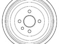 Tambur frana OPEL MONZA E (39_, 49_), OPEL ASCONA C hatchback (84_, 89_), OPEL ASTRA F (56_, 57_) - JURID 329202J