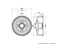 Tambur frana Opel TIGRA TwinTop 2004-2016 #2 0986477135