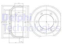 Tambur frana puntea spate (BF467 DELPHI) FORD