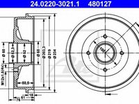 Tambur frana RENAULT CLIO II BB0 1 2 CB0 1 2 ATE 24022030211