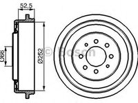 Tambur frana RENAULT LAGUNA I Grandtour K56 BOSCH 0986477067