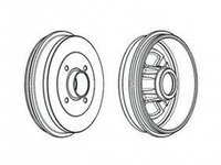 Tambur frana RENAULT SYMBOL I LB0 1 2 FERODO FDR329114