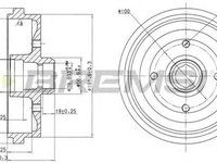 Tambur frana SEAT IBIZA II 6K1 BREMSI DR5226