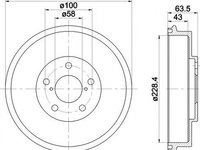 Tambur frana SUBARU IMPREZA limuzina GD TEXTAR 94031000