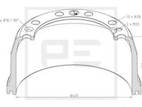 Tambur frana VOLVO FH 12, VOLVO FM 7, VOLVO FH 16 - PE Automotive 146.136-00A