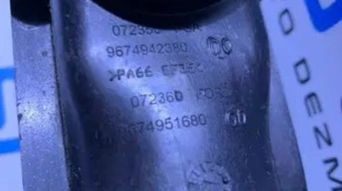 Teava Conducta Tubulatura Admisie cu Senzor Citroen C4 1.6HDI 2005 - 2010 Cod 9674951680