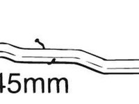 Teava reparatie, catalizator CITROEN BERLINGO (MF) (1996 - 2016) BOSAL 889-175 piesa NOUA