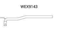 Teava reparatie, catalizator VW TRANSPORTER IV bus (70XB, 70XC, 7DB, 7DW, 7DK) (1990 - 2003) QWP WEX9143 piesa NOUA