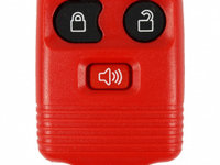 Telecomanda cheie pentru Ford 3 butoane rosu
