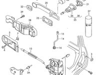 Telecomanda VW Golf 4 2001 2002 Hatchback OEM 1J0959753AG