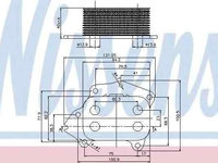 Termoflot radiator ulei FORD FUSION (JU_) NISSENS 90670
