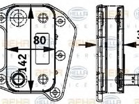 Termoflot / radiator ulei MERCEDES C-CLASS (W203) (2000 - 2007) QWP WOC109