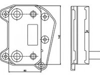 Termoflot / radiator ulei MERCEDES SPRINTER 5-t platou / sasiu (906) (2006 - 2016) NRF 31183