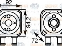 Termoflot / radiator ulei SEAT CORDOBA Vario (6K5) (1999 - 2002) QWP WOC107