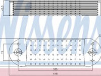 Termoflot / radiator ulei VOLVO FH 12 (1993 - 2016) NISSENS 90764