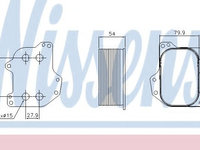 Termoflot / radiator ulei VW CADDY IV combi (Saab, SAJ) (2015 - 2016) MTR 12165136