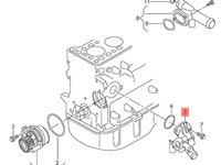 Termostat 2.0 Bi -TDI CSHA Volkswagen Amarok 2014 2015 OEM 03L121111AB