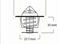 Termostat HYUNDAI TERRACAN (HP) (2001 - 2006) TRISCAN 8620 5682