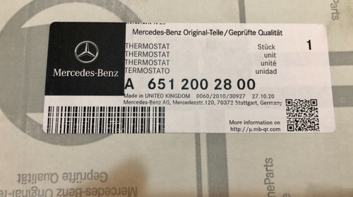 Termostat lichid răcire OE Mercedes-Benz