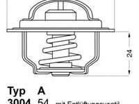 Termostat lichid racire 3004 92D1 WAHLER pentru Ford Fiesta Ford Escort Ford Orion Ford Verona Mazda 121 Mazda Soho Ford Ka Ford Ikon