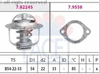 Termostat lichid racire 7 8224 FACET pentru Opel Vectra Opel Corsa Opel Vita Mazda 323 Mazda Etude Mazda Familia Honda Civic