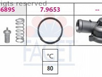 Termostat lichid racire 7 8689K FACET pentru Vw Passat Seat Alhambra Audi A1 Vw Jetta Vw Vento Vw Tiguan Vw Cc Vw Golf Vw Rabbit Vw Touran Vw Bora Vw Beetle Vw Novo Seat Ibiza Vw Eos Vw Sharan Skoda Fabia